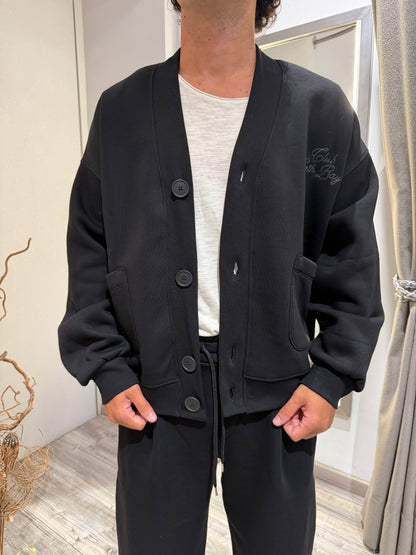 CARDIGAN CROP FELPATO IMPERIAL
