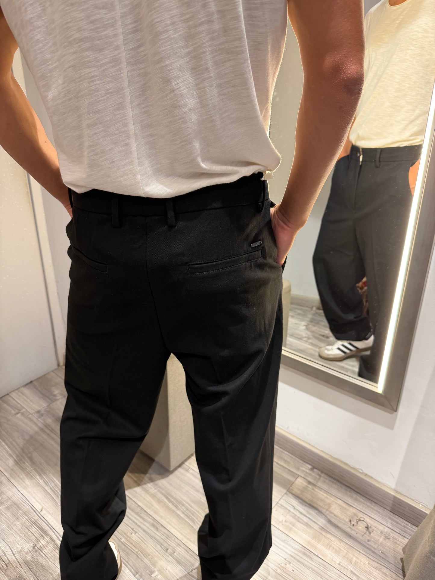 PANTA PALAZZO GIANNI LUPO NERO 5163