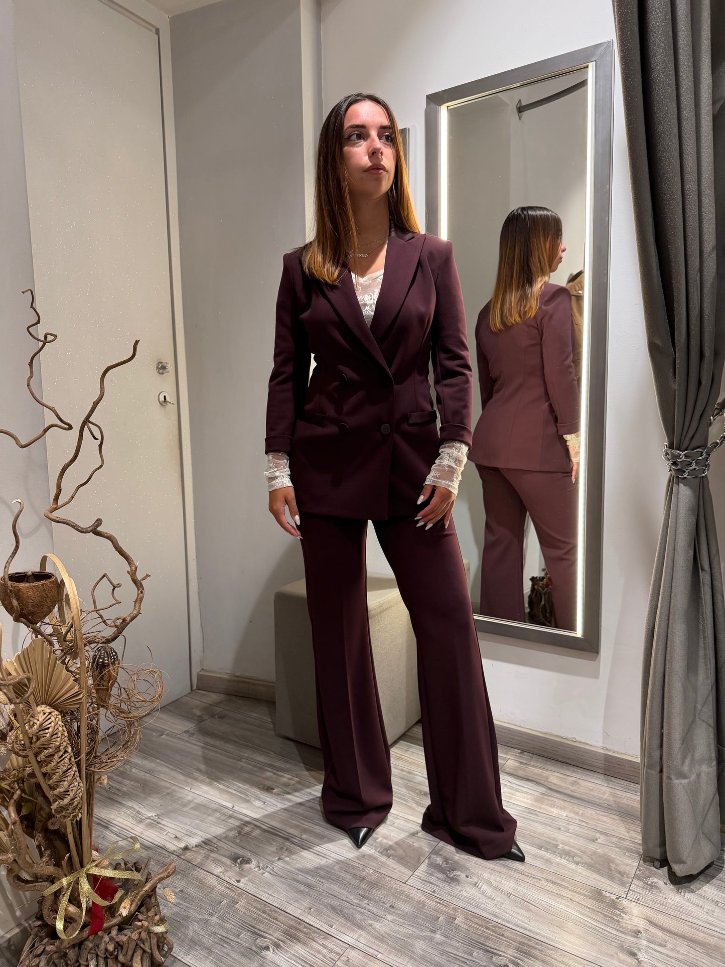 TAILLEUR IMPERIAL DOPPIOPETTO PLUM NOIR