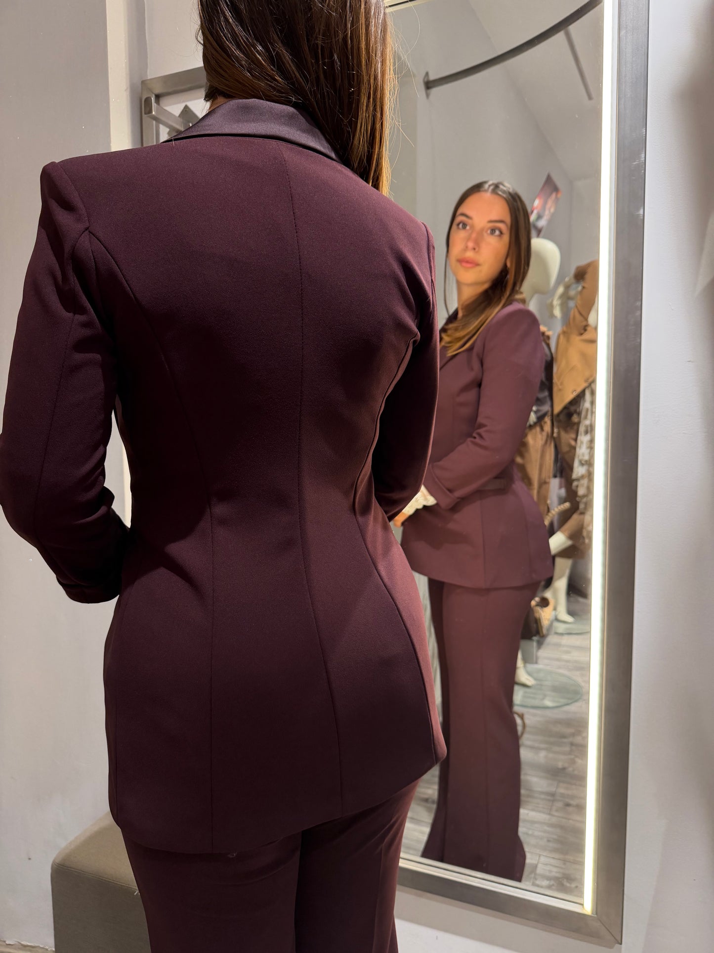 TAILLEUR IMPERIAL DOPPIOPETTO PLUM NOIR
