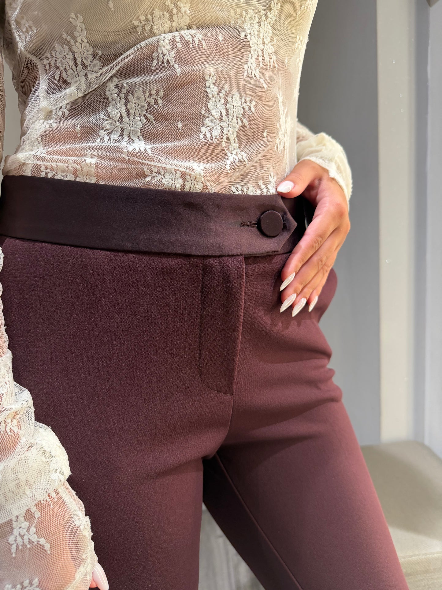 TAILLEUR IMPERIAL DOPPIOPETTO PLUM NOIR