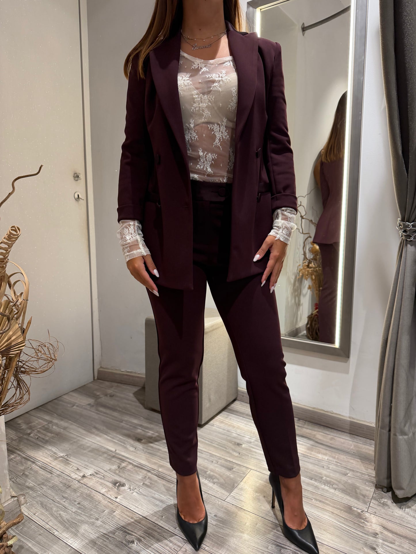 TAILLEUR IMPERIAL DOPPIOPETTO PLUM NOIR