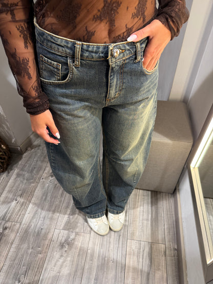 JEANS ECO BALOON FIT LAVAGGIO THE