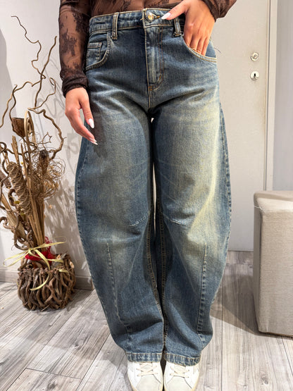 JEANS ECO BALOON FIT LAVAGGIO THE