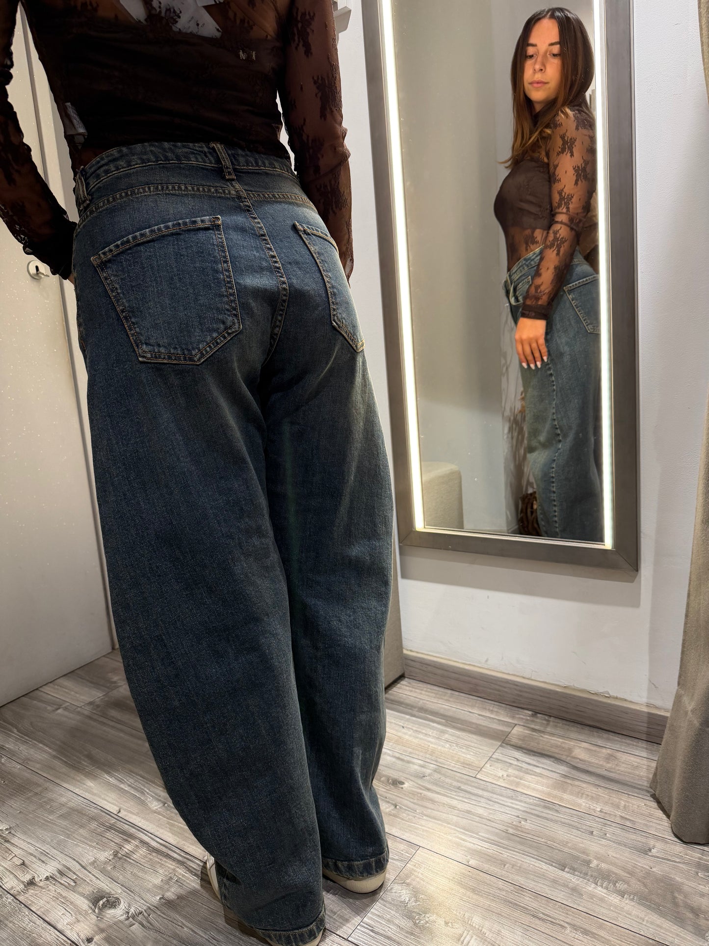 JEANS ECO BALOON FIT LAVAGGIO THE