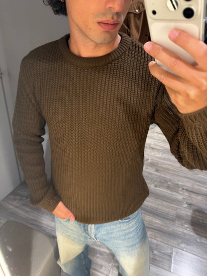 MAGLIONE IMPERIAL GIROCOLLO MAGLIA LARGA MORO