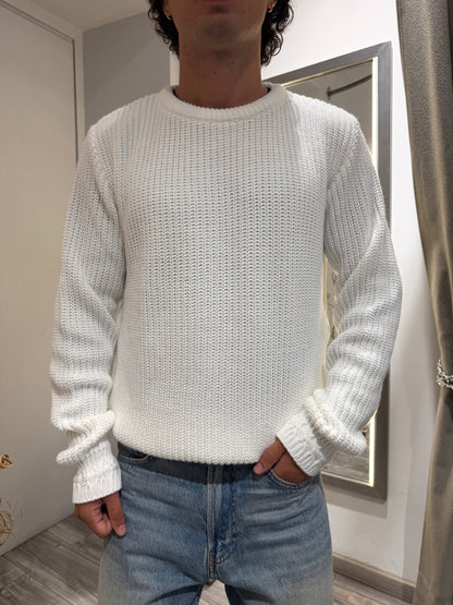 MAGLIONE IMPERIAL GIROCOLLO MAGLIA LARGA PANNA