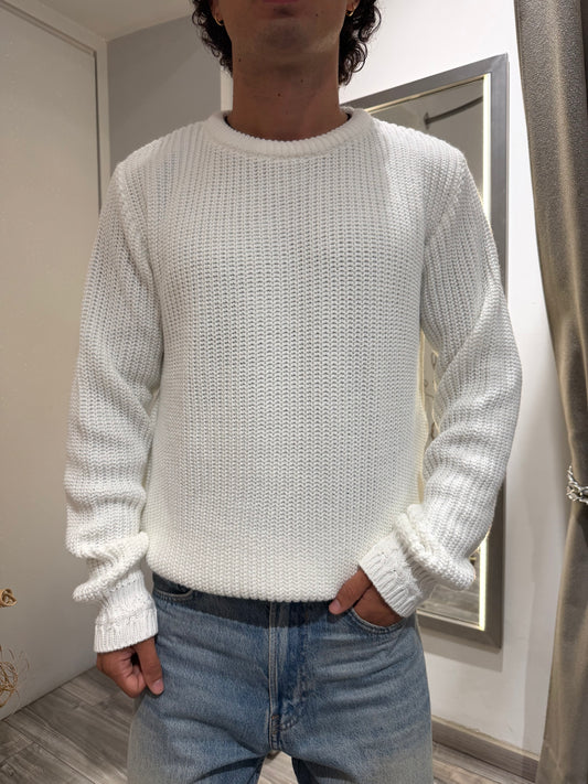 MAGLIONE IMPERIAL GIROCOLLO MAGLIA LARGA PANNA