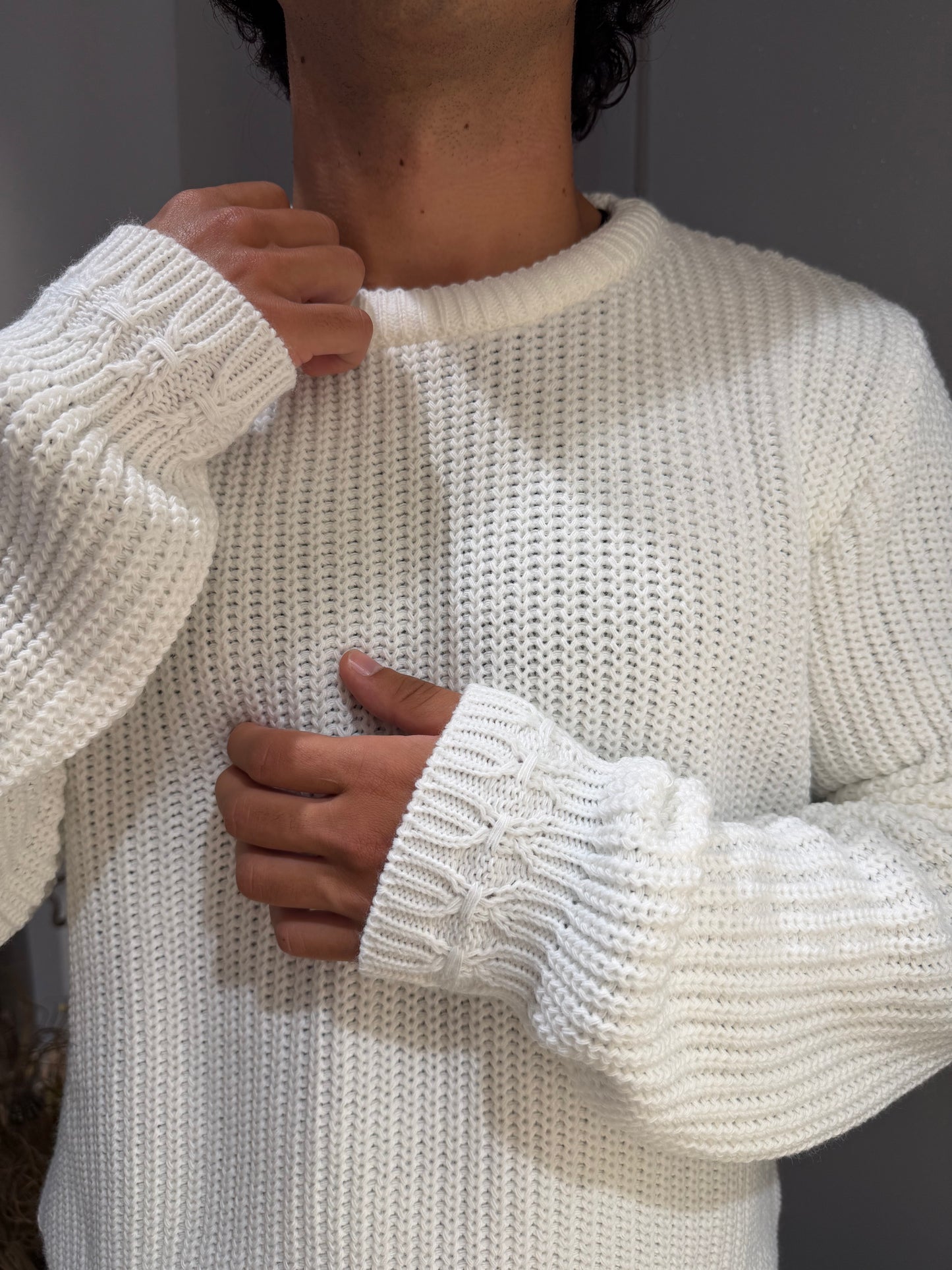 MAGLIONE IMPERIAL GIROCOLLO MAGLIA LARGA PANNA