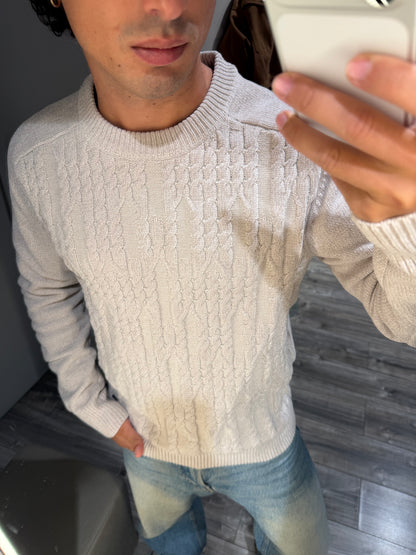 MAGLIA GIANNI LUPO CINIGLIA GIROCOLLO FANTASIA TRECCIA 35623