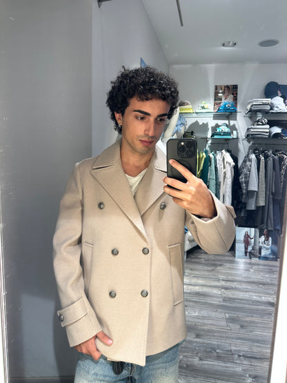 CAPPOTTO DOPPIOPETTO BEIGE