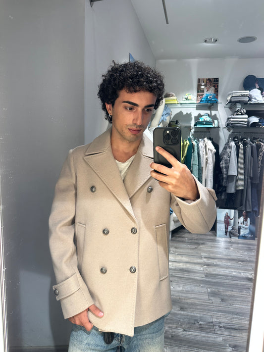 CAPPOTTO DOPPIOPETTO BEIGE