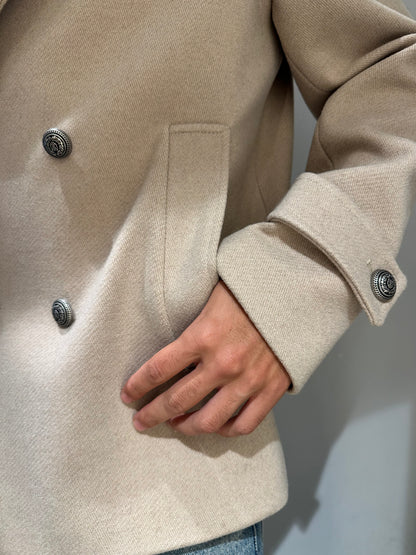 CAPPOTTO DOPPIOPETTO BEIGE