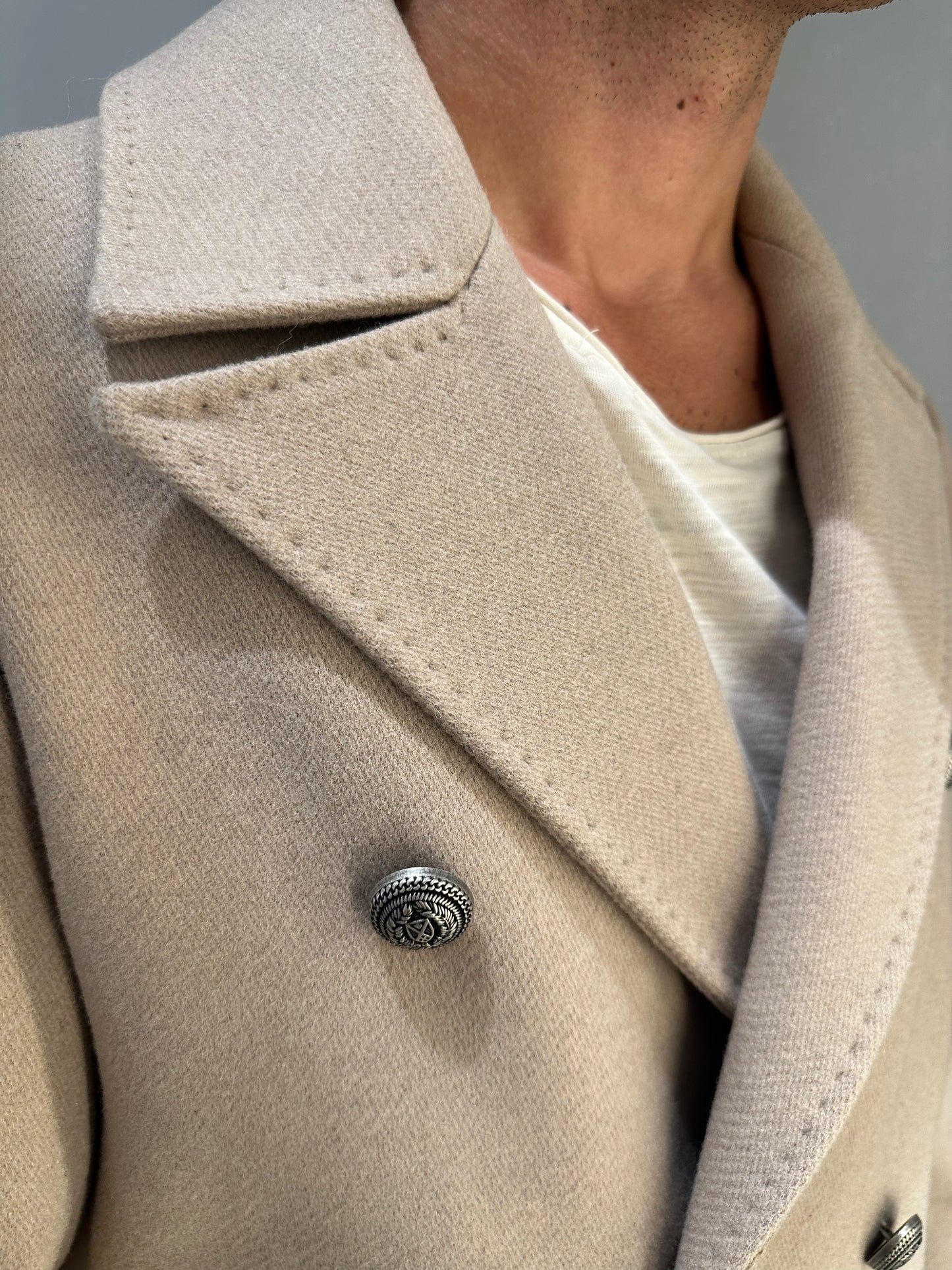 CAPPOTTO DOPPIOPETTO BEIGE