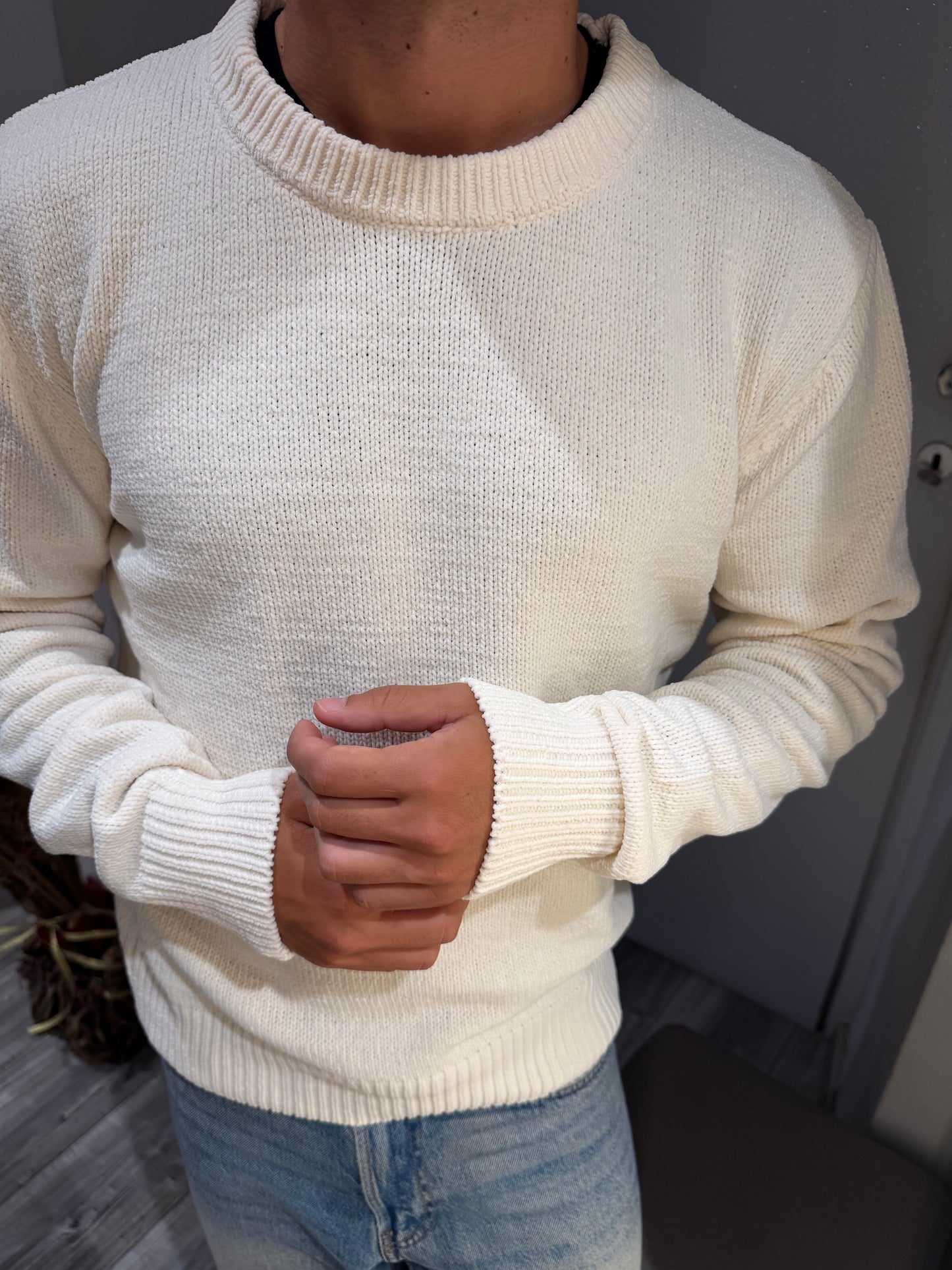 MAGLIONE GIANNI LUPO CINIGLIA BIANCO 535