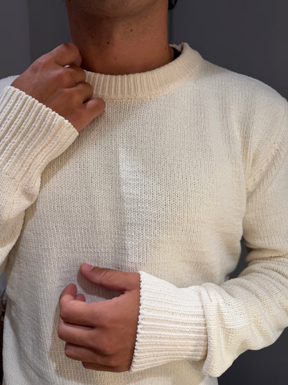 MAGLIONE GIANNI LUPO CINIGLIA BIANCO 535