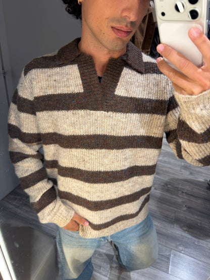 MAGLIA A POLO RIGHE ORIZZONTALI MARKUP