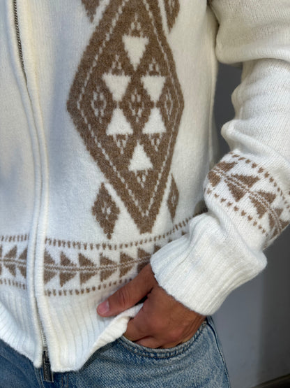 CARDIGAN FANTASIA JACQUARD