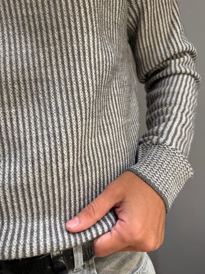 MAGLIA COSTINE CON COLLETTO E ZIP
