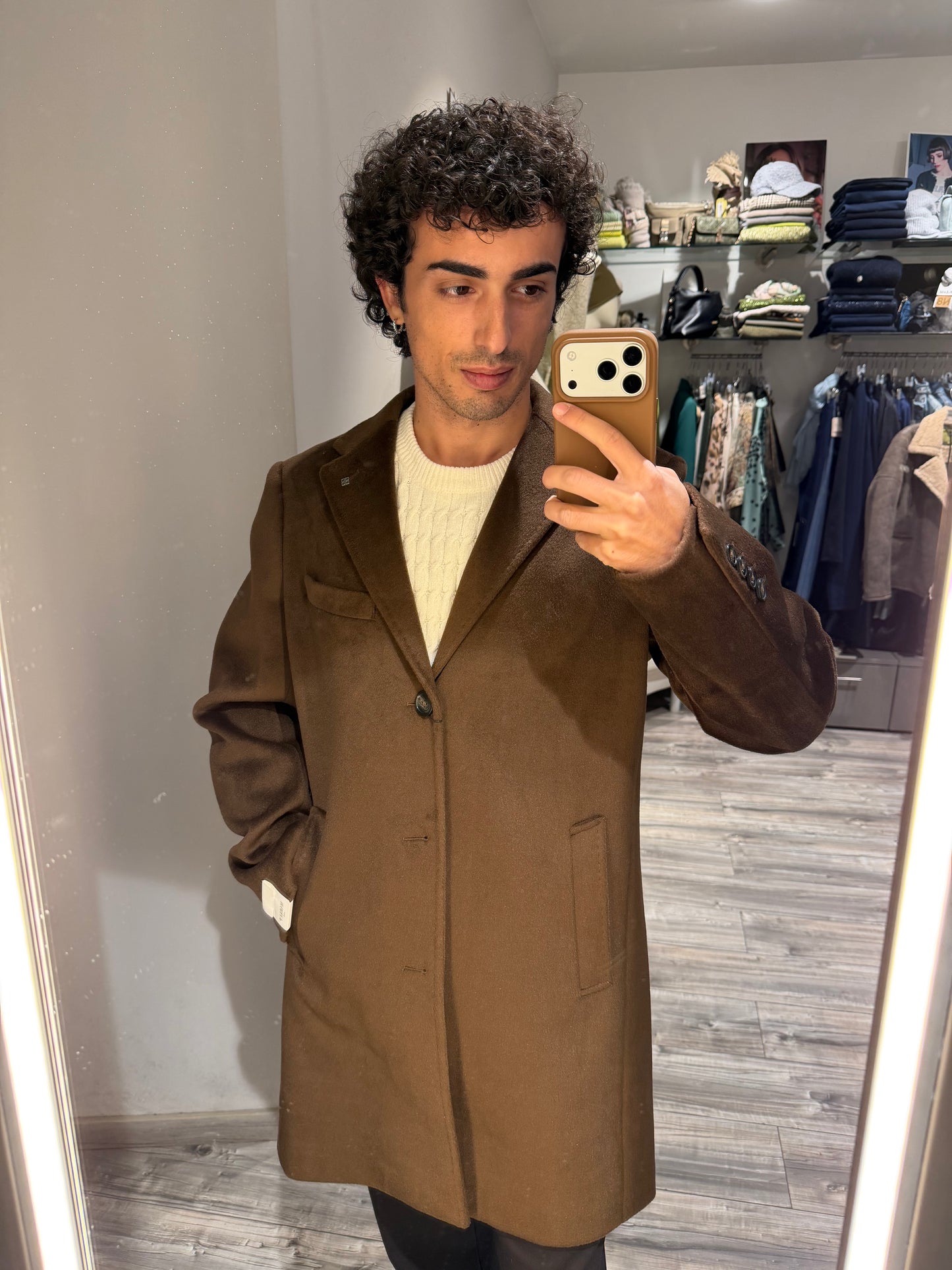 CAPPOTTO BARONETTO MORO PANNO