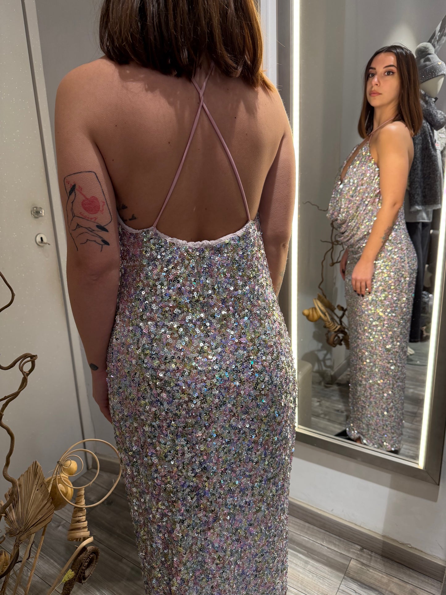 ABITO SIRENA PAILETTES