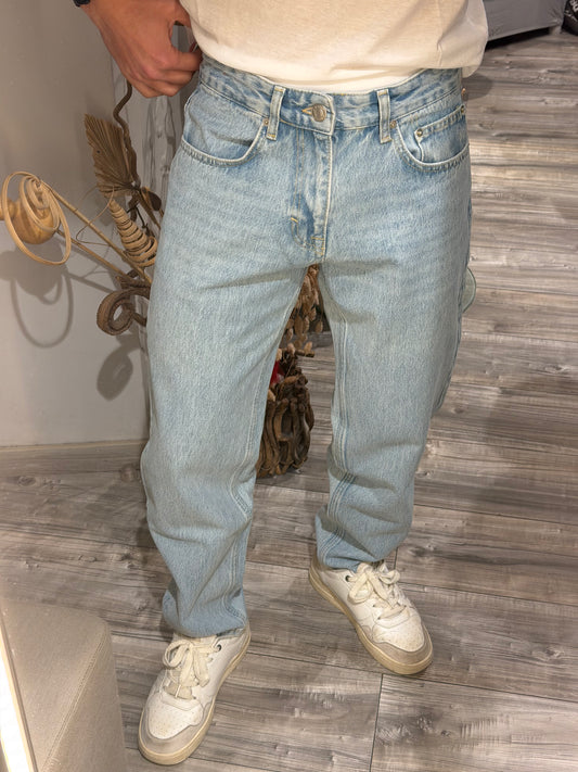 JEANS REGULAR FIT AZZURRO