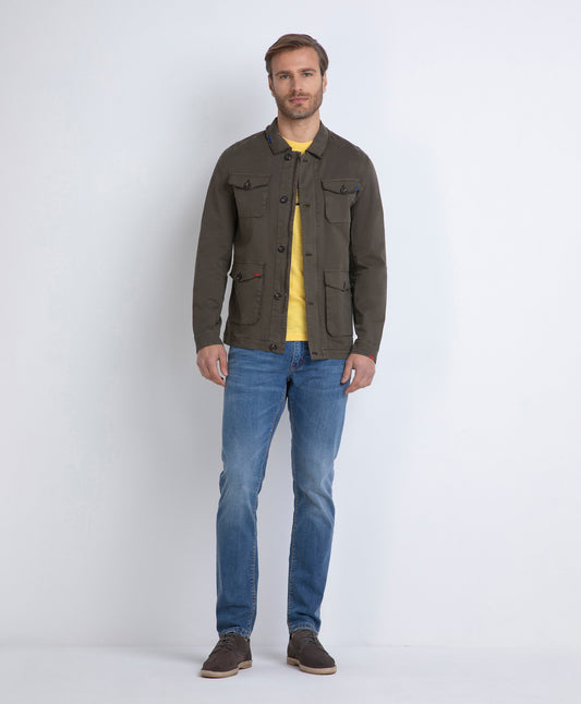 OVERSHIRT TWILL TINTO CAPO