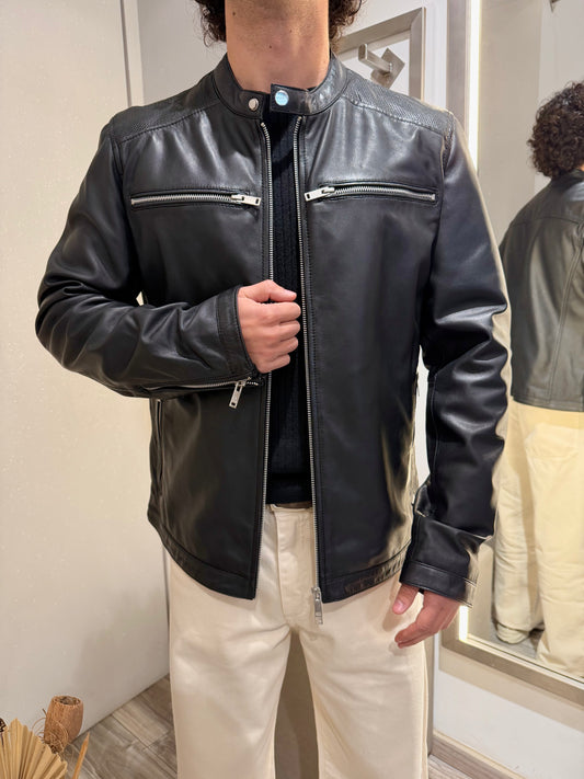 BIKER VERA PELLE COREANA