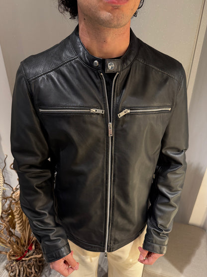 BIKER VERA PELLE COREANA