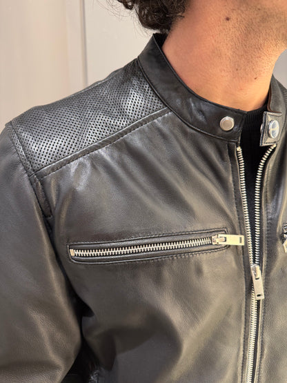 BIKER VERA PELLE COREANA