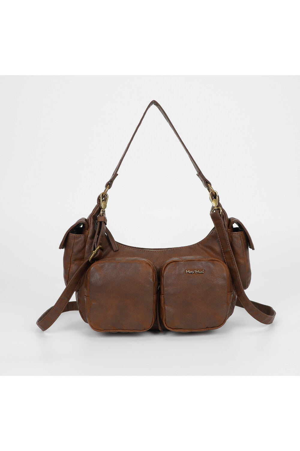 BORSA A SPALLA CON TASCHE MORO