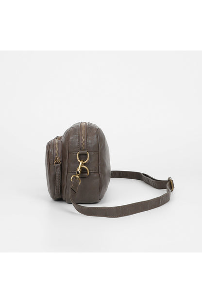 BORSA A TRACOLLA CON TASCHE GRIGIO