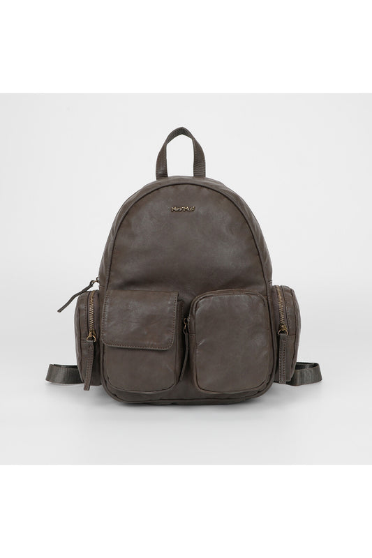 ZAINO CON TASCHE GRIGIO