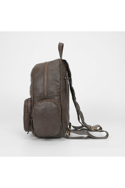 ZAINO CON TASCHE GRIGIO