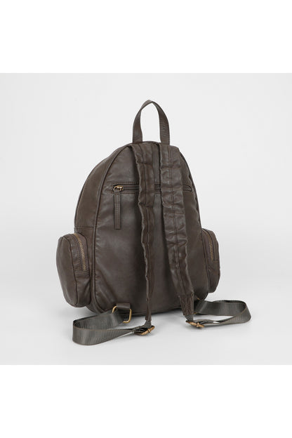 ZAINO CON TASCHE GRIGIO