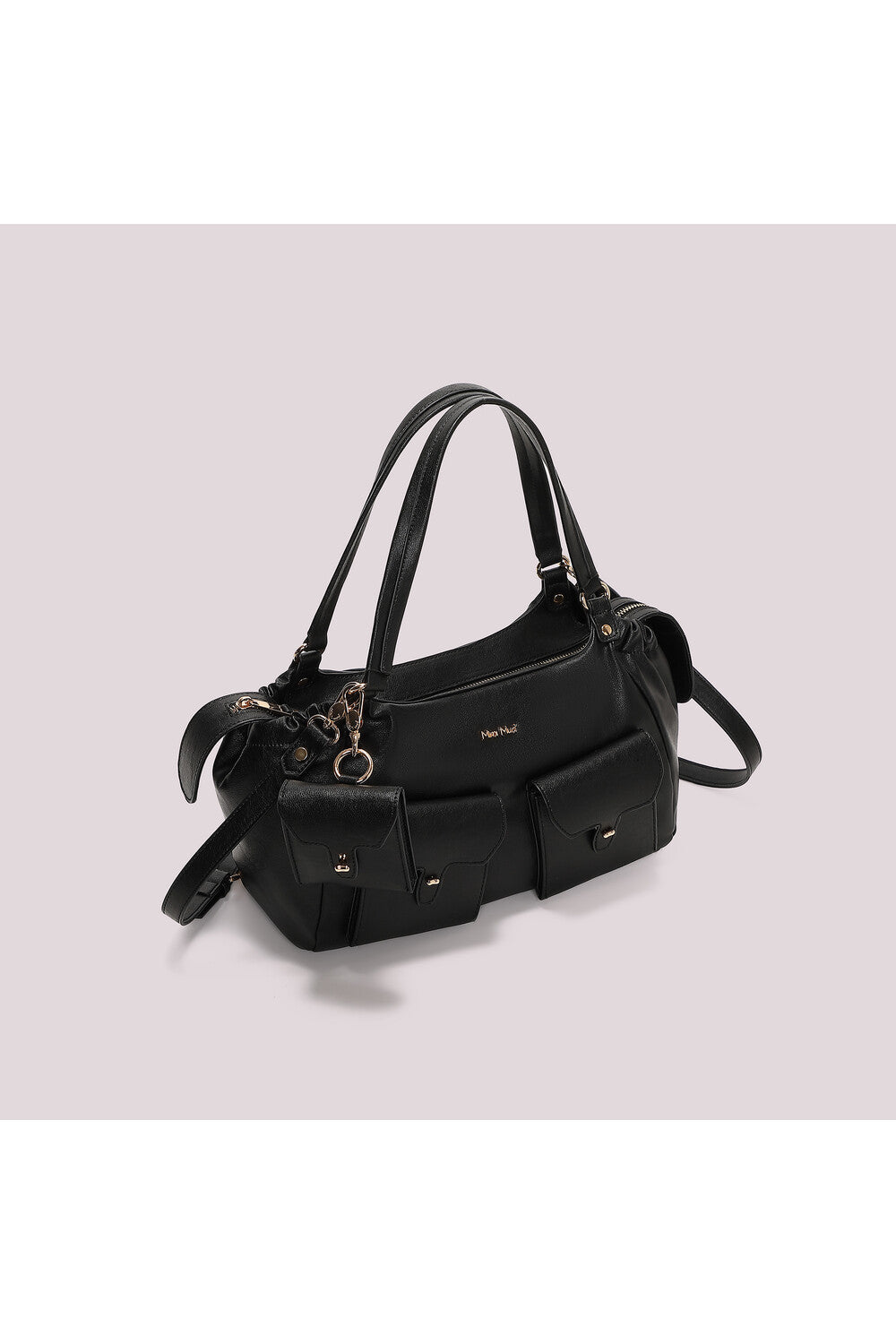 BORSA A BRACCIO CON TASCHE NERA