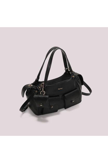 BORSA A BRACCIO CON TASCHE NERA