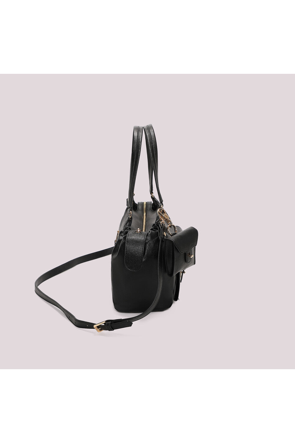 BORSA A BRACCIO CON TASCHE NERA
