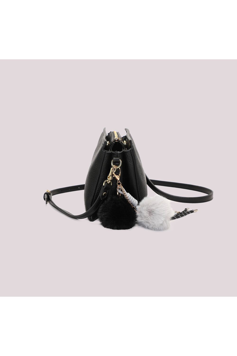 BORSA A TRACOLLA CON CHARM APPESO