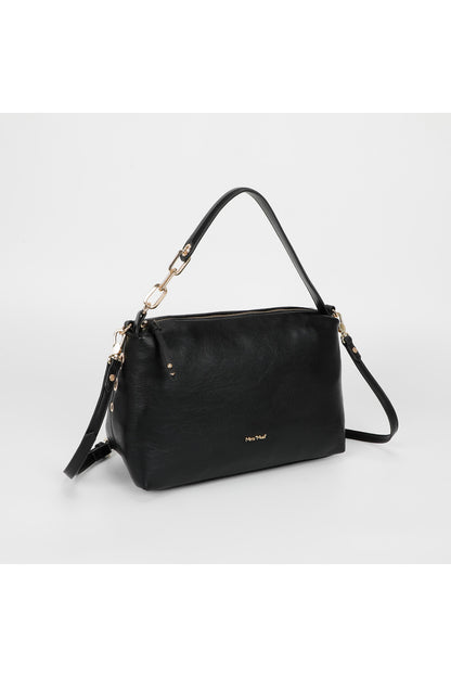 BORSA A SPALLA CON DETTAGLI OCCHIELLI