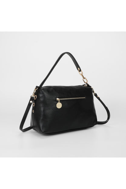 BORSA A SPALLA CON DETTAGLI OCCHIELLI